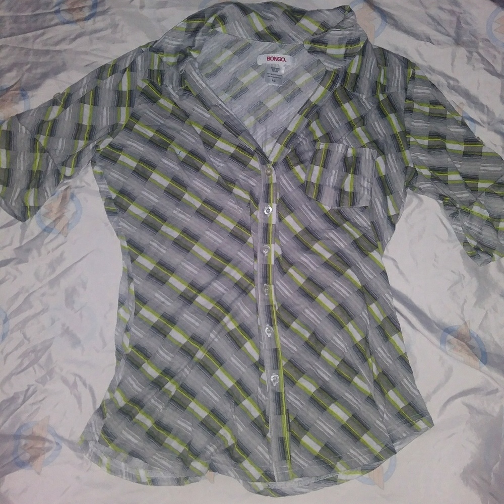 Bingo button down shirt